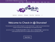 Tablet Screenshot of check-in-stansted.com